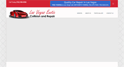 Desktop Screenshot of lasvegasexoticcollisionandrepair.com